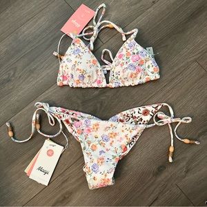 Maaji Floral Printed Bikini Set NWT